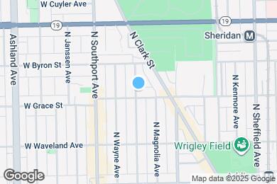 Map image of the property - 3809 N Lakewood Ave #1