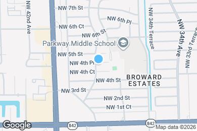 Map image of the property - 3750 NW 4th Pl