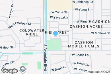 Map image of the property - 11414 W Apache St