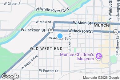 Map image of the property - 703 W Adams St
