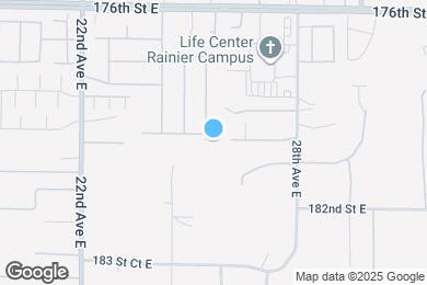 Map image of the property - 17931 25th Ave Ct E
