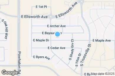 Map image of the property - 26987 E Maple Ave