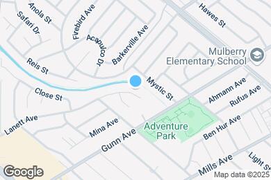 Map image of the property - 10023 Lanett Ave