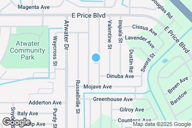 Map image of the property - 1233 Huntington St