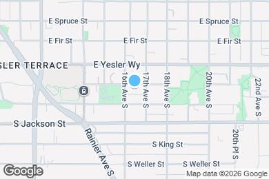 Map image of the property - 1609 S Washington St