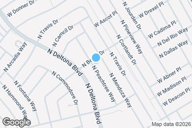 Map image of the property - 9271 N Peachtree Way