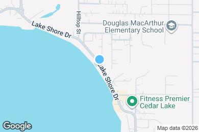 Map image of the property - 7405 Lake Shore Dr