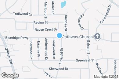 Map image of the property - 1204 Blueridge Pky