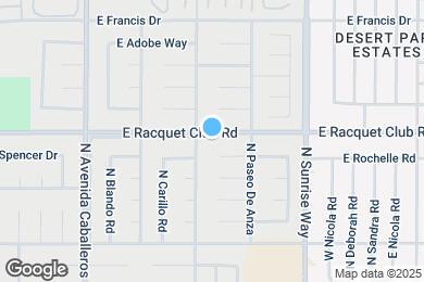 Map image of the property - 1411 E Racquet Club Rd