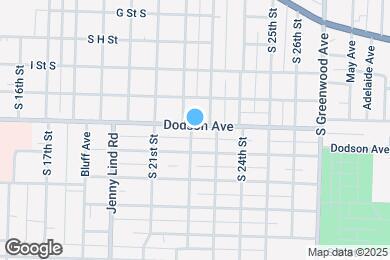 Map image of the property - 2200 Dodson Ave