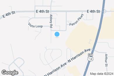 Map image of the property - Prairie Vista Apartments