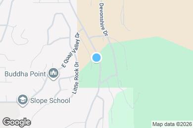 Map image of the property - 3837 Foothill Dr