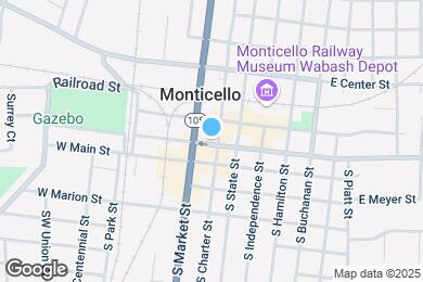 Map image of the property - 204 W Washington St