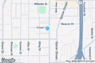 Map image of the property - 544 Brown St
