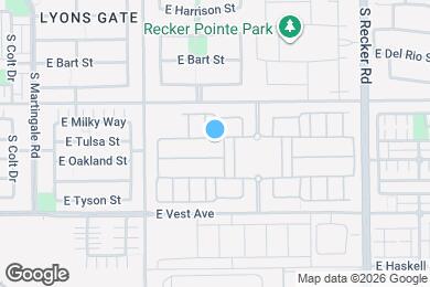 Map image of the property - 3725 E Turley St