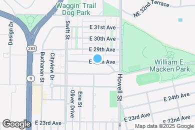 Map image of the property - 505 E 28th Ave