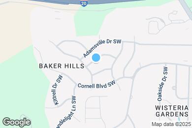 Map image of the property - 3990 Rutgers Dr SW