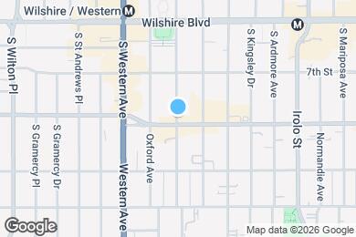 Map image of the property - 760 S Serrano Ave