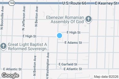 Map image of the property - 2154 N Summit Ave