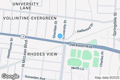 Map image of the property - 845 University St