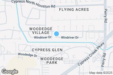 Map image of the property - 11807 Cedarcliff Dr