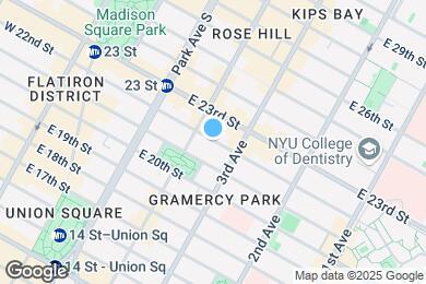Map image of the property - 45 E 22nd St