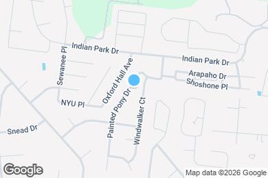 Map image of the property - 2721 Painted Pony Dr