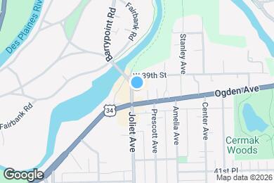 Map image of the property - 3915 Joliet Ave