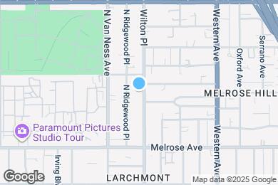 Map image of the property - 835 N Wilton Pl