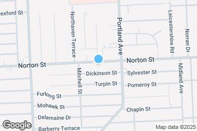 Map image of the property - 1355 Norton St