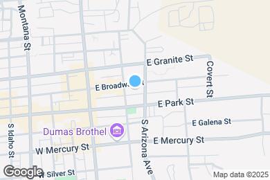 Map image of the property - 100 E Broadway St