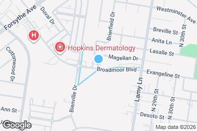 Map image of the property - 2603 Broadmoor Blvd