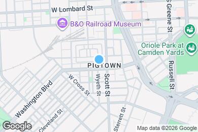 Map image of the property - 822 Washington Blvd