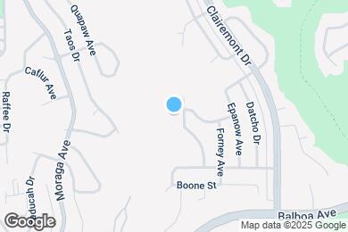 Map image of the property - 3881 Ecochee Ave