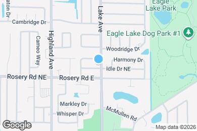 Map image of the property - 1596 Idle Dr NE
