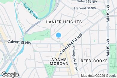 Map image of the property - 1795 Lanier Pl NW