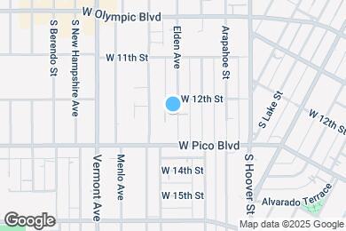 Map image of the property - 1223 Elden Ave