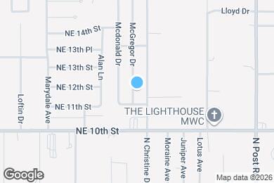 Map image of the property - 1212 McGregor Dr