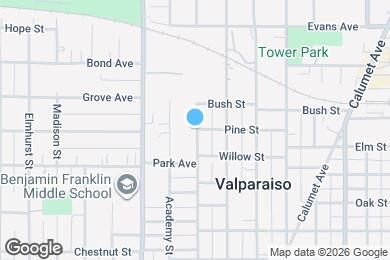 Map image of the property - 711 Napoleon St