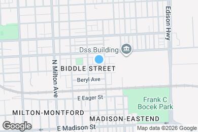 Map image of the property - 2728 E Chase St