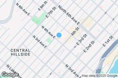 Map image of the property - 425 N 1st Ave E