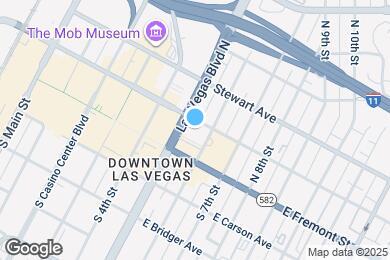 Map image of the property - 150 Las Vegas Blvd N
