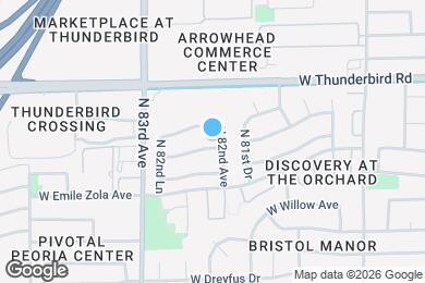 Map image of the property - 8216 W Rue De Lamour