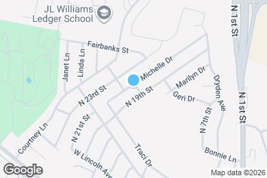 Map image of the property - 718 Michelle Dr