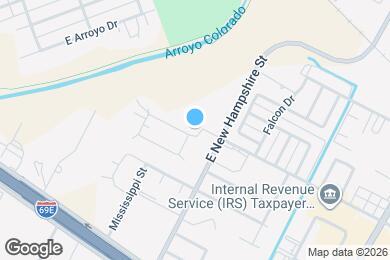 Map image of the property - 3701 N Arroyo Park Ln