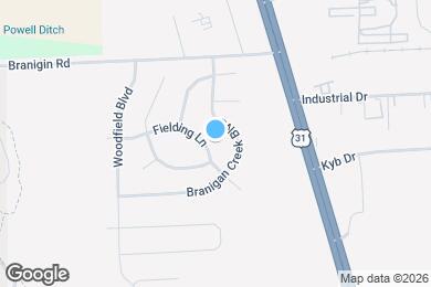 Map image of the property - 1168 Fielding Ln