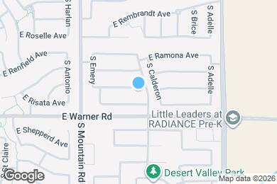 Map image of the property - 11337 E Roscoe Ave