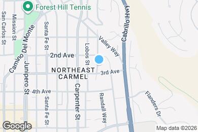 Map image of the property - 25065 Monterey St