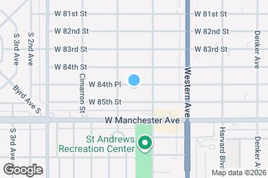 Map image of the property - 1932 W 84th Pl