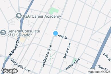 Map image of the property - 541 Jefferson Ave